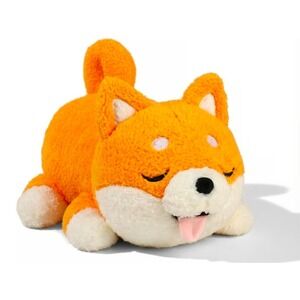 PuffPop 14 Inch Shiba Inu Plushie Doll Soft Stuffed Animal Dog Puppy